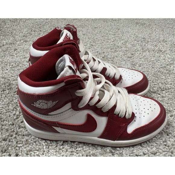 Jordan 1 Retro High OG Artisanal Team‎ Red Sneaker Youth 1.5Y Read - Picture 3 of 9